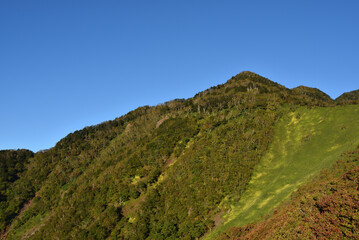 Climbing  Mount Nyoho, Tochigi, Japan