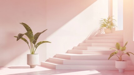  minimalist backdrop for a promotion ad with light, airy colors and a calm aesthetic.