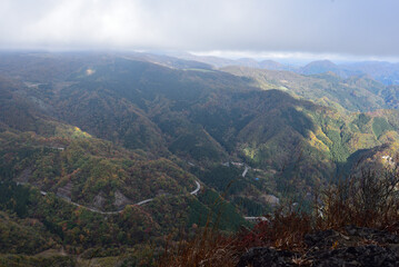 Climbing  Mount Arafune, Gunma, Japan