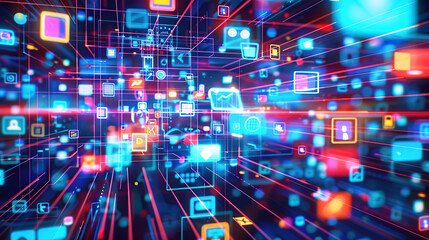 The concept of digital content, a social network service, streaming video, and NFT, which is a non-fungible token.