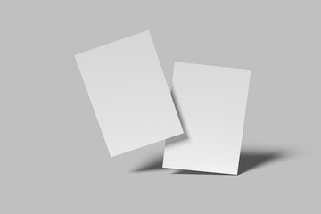 A4 Flyer Blank Mockup