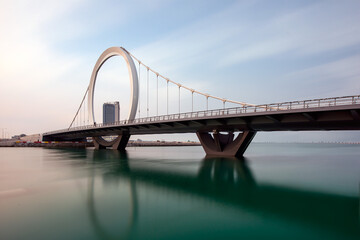 Qetaifan Island suspension bridge