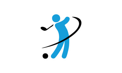 golf people logo vector 