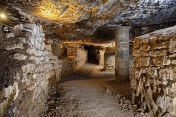 Mysterious Underground Vampire Society in Paris Catacombs.