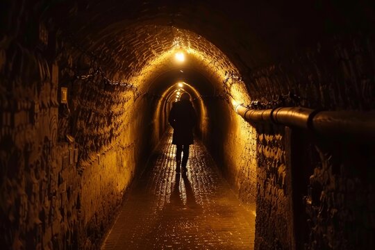 Mysterious Vampire Society in Paris Catacombs with Hidden Passages.