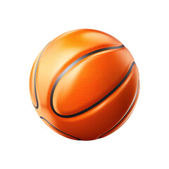 basketball ball isolated on white, png