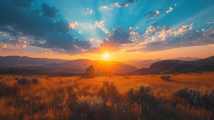 Utah sunrise on the summer solstice