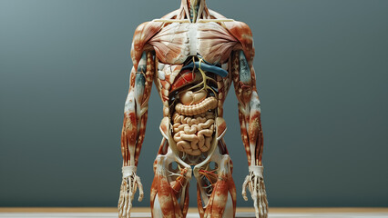 人体模型 内蔵 腸