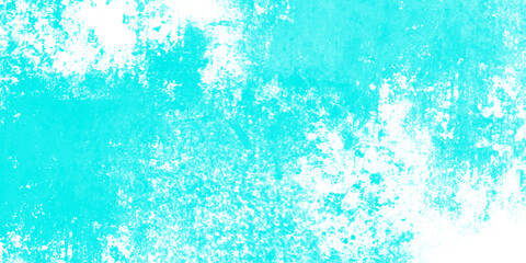 Obraz premium Cyan old stain concrete wall texture overlay isolated grunge vintage vector abstract background.