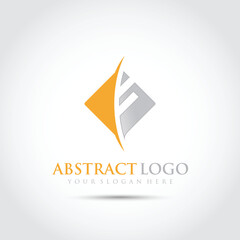 Abstract Logo Template. Vector Illustrator