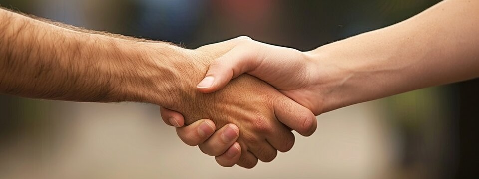 National Handshake Day: Celebrating Collaboration, Unity, and Respect - 4K Wallpaper. This vibrant and inspiring image captures the essence of National Handshake Day, a day dedicated to celebrating th