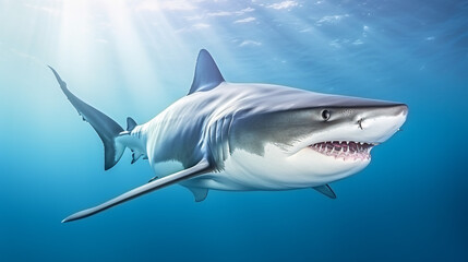 Fototapeta premium shark in the sea