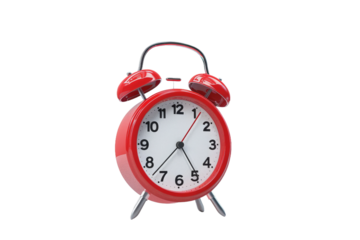 Smart Alarm Clock Isolated on Transparent Background