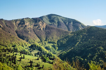 Rakytov hill, Big Fatra mountains scenery, Slovakia