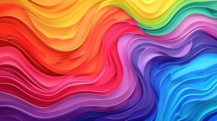 LGBT,Pride Month, Pride Day, Rainbow Colored Background