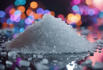 A pile of crystallized drugs