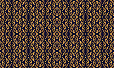Art Deco Design Geometric Shapes Seamless Pattern for Wallpaper Backgroun