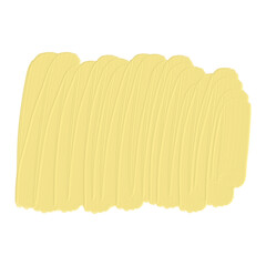Pastel Yellow oil brush stroke, yellow stroke background