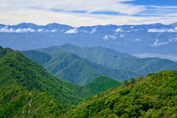 Naklejka premium 鬼ヶ岳からの景色