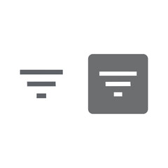 filter icon funnel icon filter symbol simple design element filter line icons