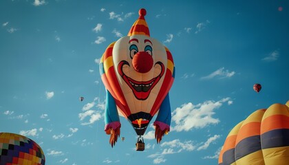 Fototapeta premium Clowning Around at the Albuquerque International Balloon Fiesta