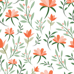 Abstract flower background vector design floral border frame