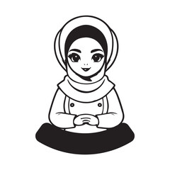 Cartoon Chef Character in Uniform Illustration