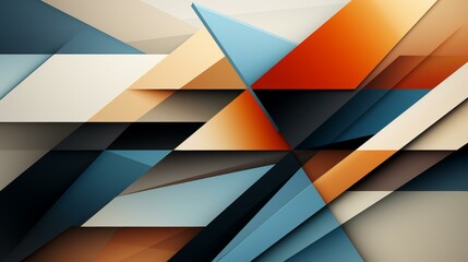 Obraz premium Bold and abstract triangle illustration with flat texture and dynamic shapes, featuring high detail and striking bold lines.