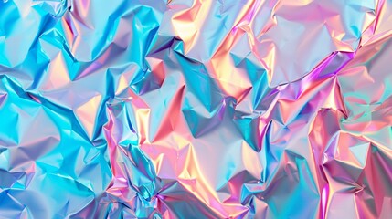 Blurred abstract Modern pastel colored holographic background 
