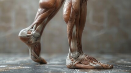 Strong Leg Muscles for Fitness and Sports Generative AI