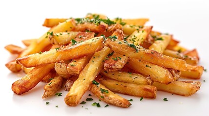 french fries with ketchup
