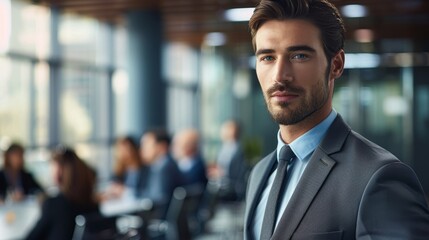 The confident businessman