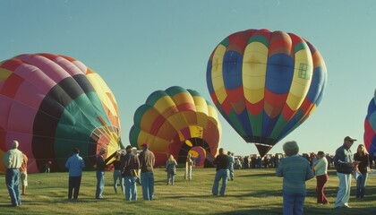 Up, Up and Away: The Spectacular Hot Air Balloon Festival in 1990's Albuquerque