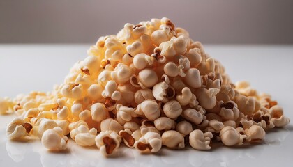 close up of popcorn