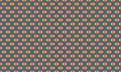 Transparent Design Geometric Shapes Seamless Pattern for Wallpaper Background