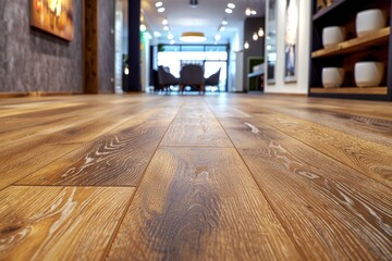 Distinct Textured Laminate Flooring Design Generative AI