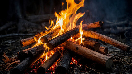 first sparks catching the kindling