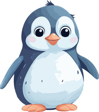 recommend clip art: Cute penguin clipart design illustration