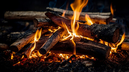 first sparks catching the kindling