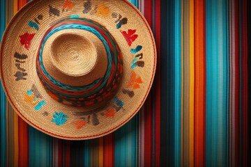 Cinco de Mayo concept for Mexican American holiday. Happy Cinco De Mayo Day design, Mexicans celebrating May 5, Mexico's victory. Mexican party background.