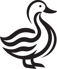 Best Duck vector, Silhouette, illustration