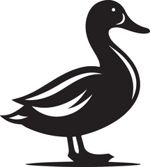 Best Duck vector, Silhouette, illustration