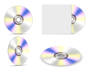 CD disk. Vector illustration