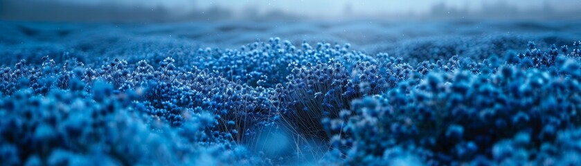  Blue flower field