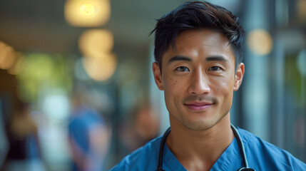 portrait of a male doctor