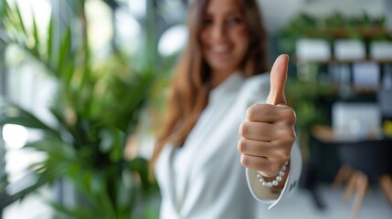 Woman holding wii controller
