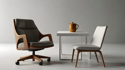 armchair and chair