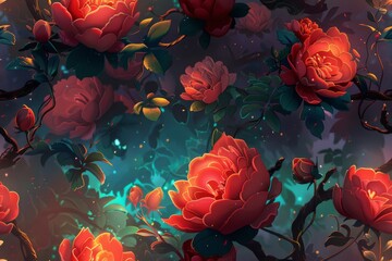 A stunning seamless botanical centric pattern for versatile usage