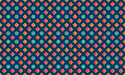 Hand-Drawn Design Geometric Shapes Seamless Pattern for Wallpaper Background