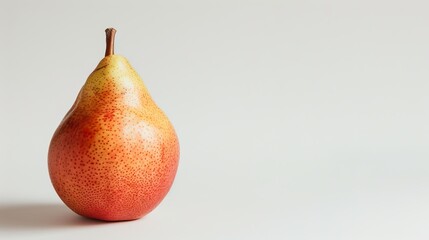 pear isolated on white background, food nature concept for designer 